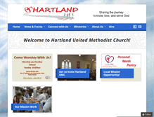 Tablet Screenshot of hartlandumc.org